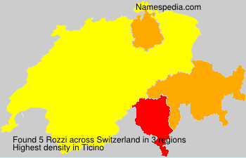 Surname Rozzi in Switzerland Surname Rozzi in Switzerland