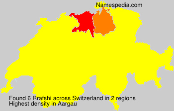 Surname Rrafshi in Switzerland Surname Rrafshi in Switzerland