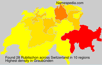 Surname Rubitschon in Switzerland Surname Rubitschon in Switzerland