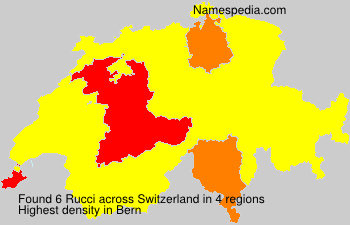 Surname Rucci in Switzerland Surname Rucci in Switzerland