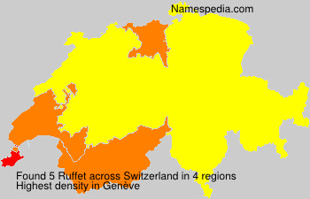 Surname Ruffet in Switzerland Surname Ruffet in Switzerland
