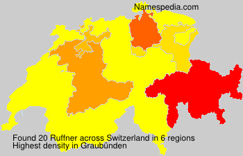Surname Ruffner in Switzerland Surname Ruffner in Switzerland
