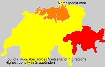 Surname Ruggaber in Switzerland Surname Ruggaber in Switzerland