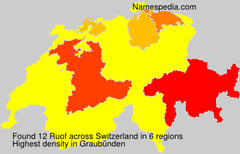 Surname Ruof in Switzerland Surname Ruof in Switzerland