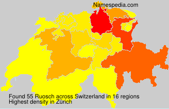 Surname Ruosch in Switzerland Surname Ruosch in Switzerland