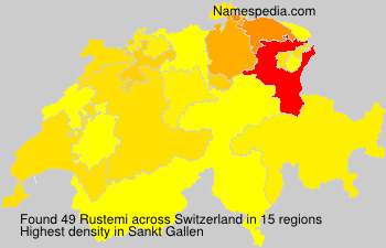 Surname Rustemi in Switzerland Surname Rustemi in Switzerland