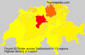 Surname Rutter in Switzerland Surname Rutter in Switzerland