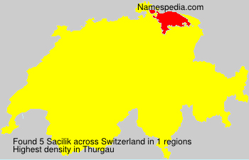 Surname Sacilik in Switzerland Surname Sacilik in Switzerland