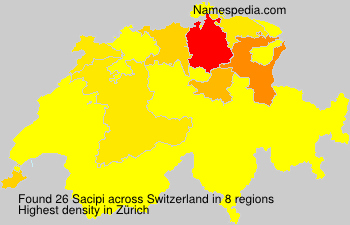 Surname Sacipi in Switzerland Surname Sacipi in Switzerland