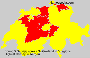 Surname Sadrijaj in Switzerland