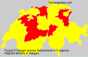 Surname Saeger in Switzerland Surname Saeger in Switzerland