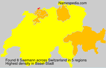 Surname Saemann in Switzerland Surname Saemann in Switzerland