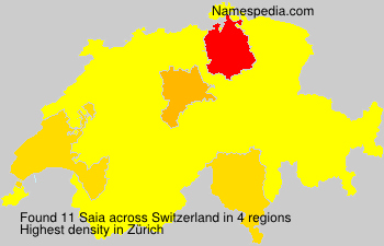 Surname Saia in Switzerland Surname Saia in Switzerland