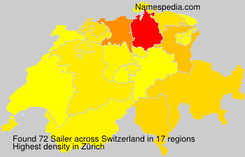 Surname Sailer in Switzerland Surname Sailer in Switzerland
