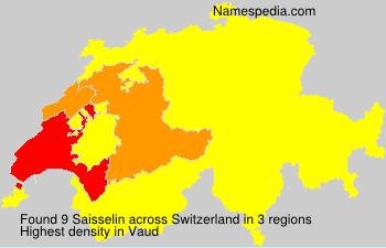 Surname Saisselin in Switzerland Surname Saisselin in Switzerland