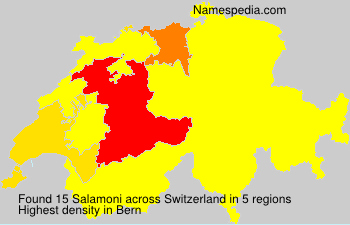 Surname Salamoni in Switzerland