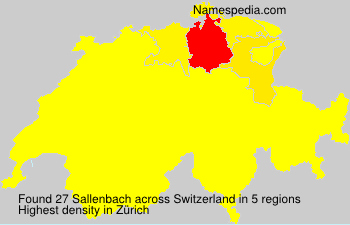 Surname Sallenbach in Switzerland Surname Sallenbach in Switzerland