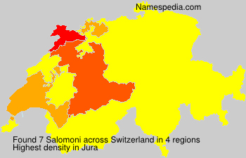 Surname Salomoni in Switzerland Surname Salomoni in Switzerland
