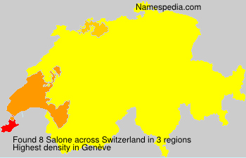 Surname Salone in Switzerland Surname Salone in Switzerland
