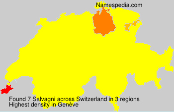 Surname Salvagni in Switzerland