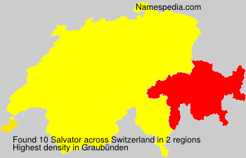 Surname Salvator in Switzerland Surname Salvator in Switzerland