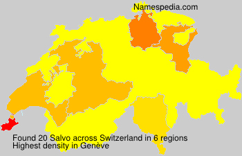 Surname Salvo in Switzerland