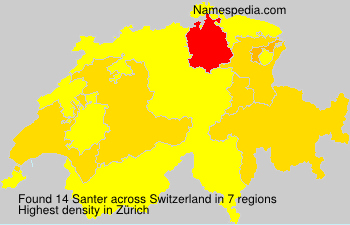 Surname Santer in Switzerland Surname Santer in Switzerland