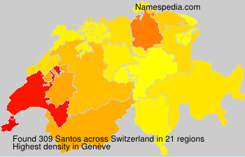 Surname Santos in Switzerland Surname Santos in Switzerland
