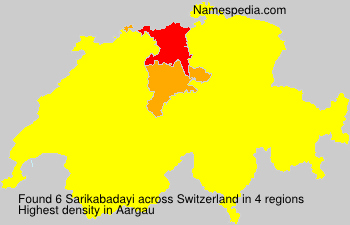 Surname Sarikabadayi in Switzerland Surname Sarikabadayi in Switzerland