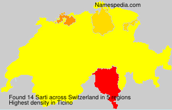 Surname Sarti in Switzerland Surname Sarti in Switzerland
