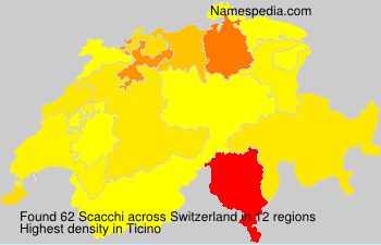 Surname Scacchi in Switzerland Surname Scacchi in Switzerland