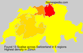 Surname Scalise in Switzerland Surname Scalise in Switzerland