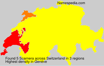 Surname Scarnera in Switzerland Surname Scarnera in Switzerland
