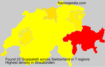 Surname Scarpatetti in Switzerland Surname Scarpatetti in Switzerland