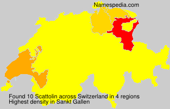 Surname Scattolin in Switzerland Surname Scattolin in Switzerland