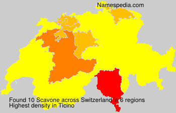 Surname Scavone in Switzerland Surname Scavone in Switzerland