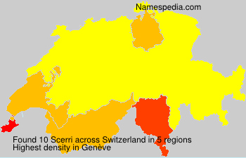 Surname Scerri in Switzerland Surname Scerri in Switzerland