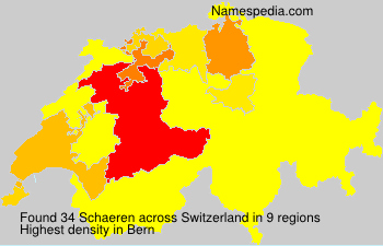 Surname Schaeren in Switzerland Surname Schaeren in Switzerland