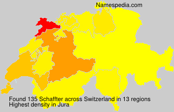 Surname Schaffter in Switzerland Surname Schaffter in Switzerland