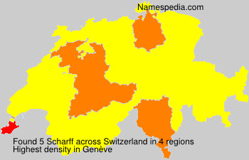 Surname Scharff in Switzerland Surname Scharff in Switzerland