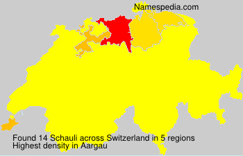 Surname Schauli in Switzerland Surname Schauli in Switzerland