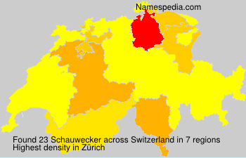 Surname Schauwecker in Switzerland Surname Schauwecker in Switzerland