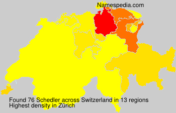 Surname Schedler in Switzerland Surname Schedler in Switzerland