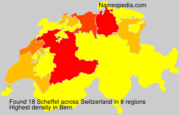 Surname Scheffel in Switzerland Surname Scheffel in Switzerland