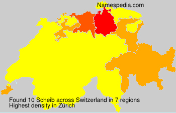 Surname Scheib in Switzerland Surname Scheib in Switzerland
