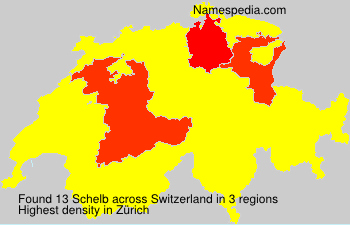 Surname Schelb in Switzerland Surname Schelb in Switzerland