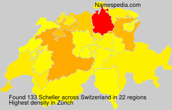 Surname Scheller in Switzerland Surname Scheller in Switzerland