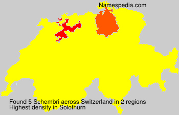 Surname Schembri in Switzerland Surname Schembri in Switzerland