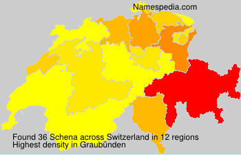 Surname Schena in Switzerland Surname Schena in Switzerland