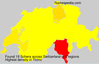 Surname Schera in Switzerland Surname Schera in Switzerland
